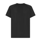 Black Ambush Raglan Tee by Unconditional Active featuring contrasting white sleeves and a relaxed fit.
