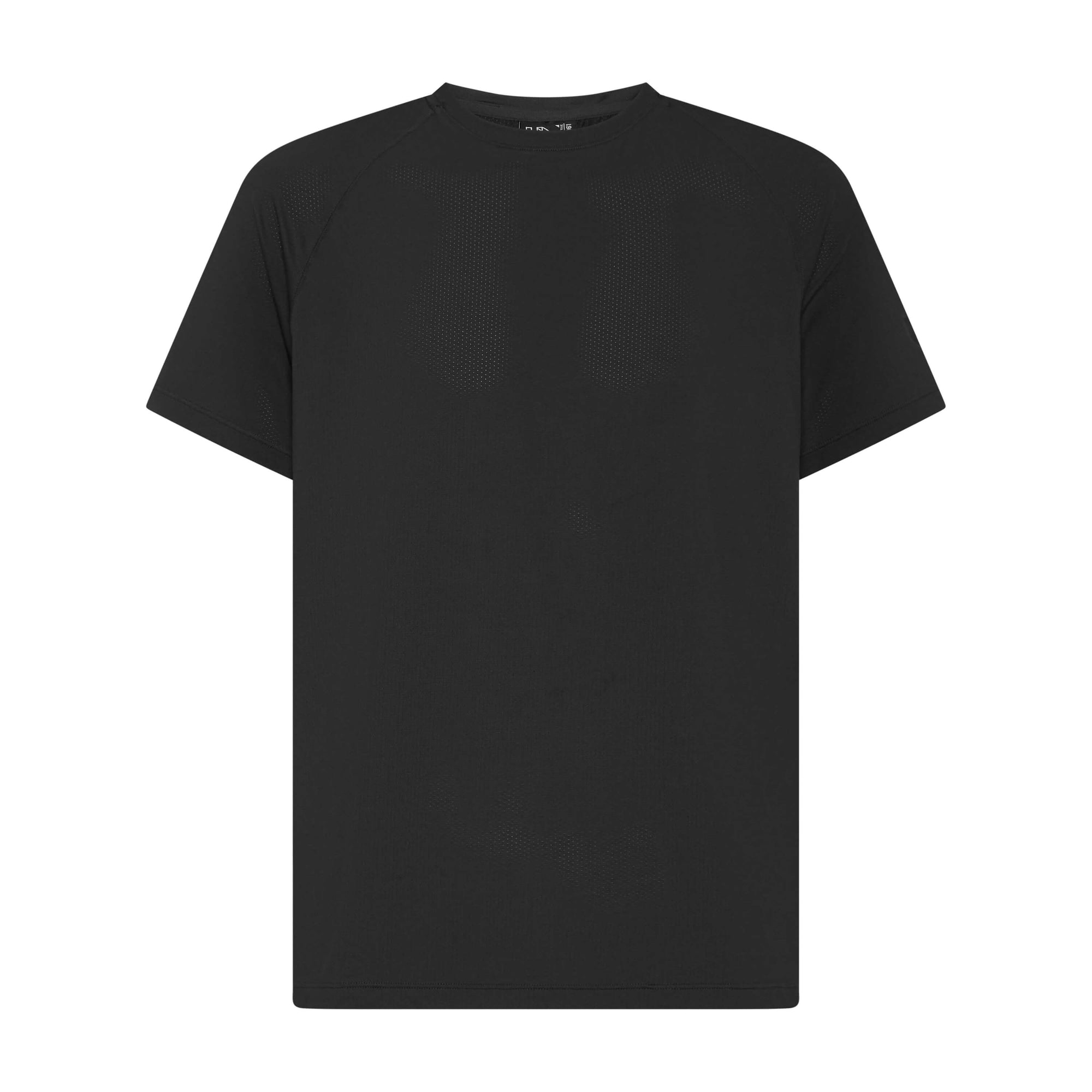 Black Ambush Raglan Tee by Unconditional Active, a casual long-sleeve tops with contrasting sleeve colors and relaxed fit.