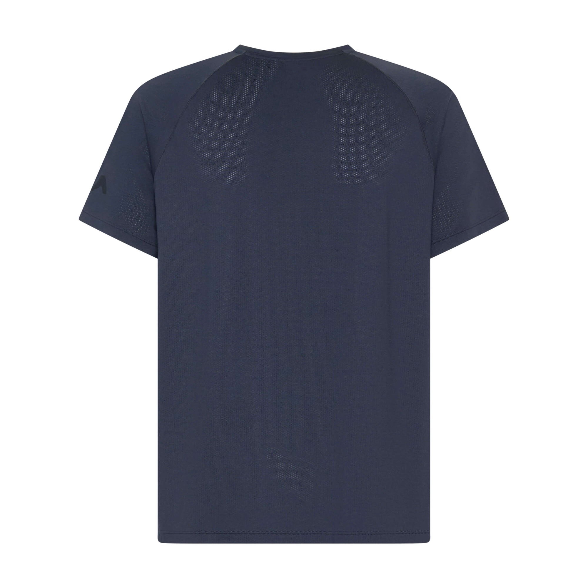 Dark charcoal Ambush Raglan Tee by Unconditional Active, showing the casual, fitted top with contrasting raglan sleeves.