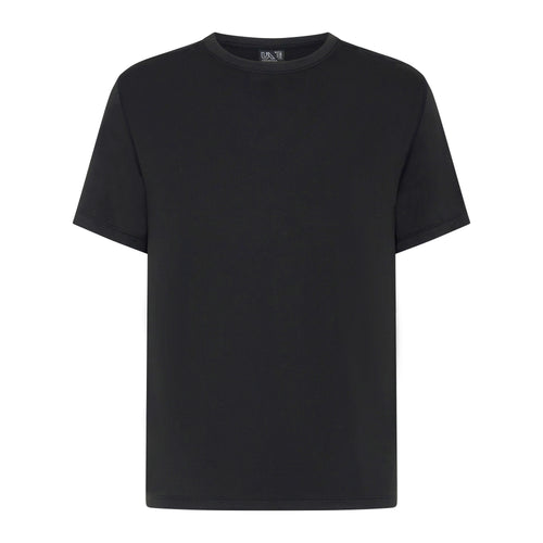 Black Daredevil Loose Tee by Unconditional Active, casual men's top with a relaxed fit and bold graphic design.