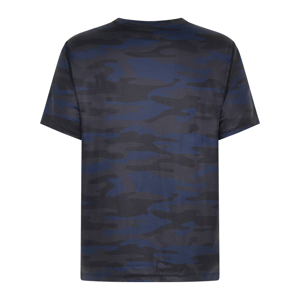 Unconditional Active Daredevil Loose Tee in camo, casual men's tops with a relaxed fit and bold graphic design.