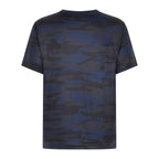 Unconditional Active Daredevil Loose Tee in camo, casual men's tops with a relaxed fit and bold graphic design.