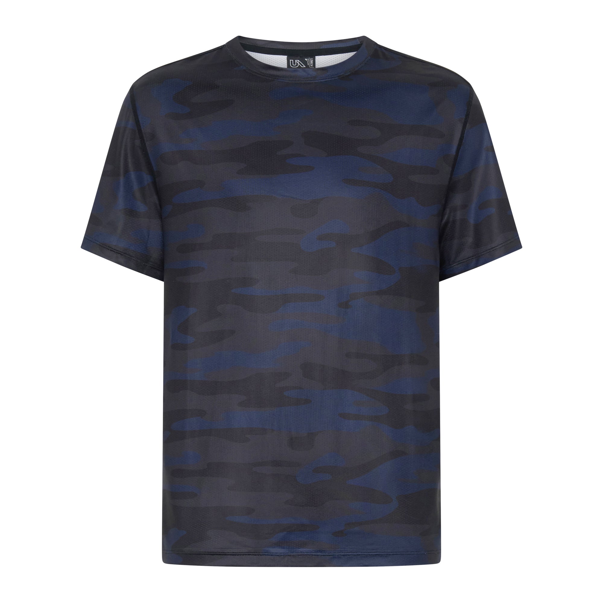 Unconditional Active Daredevil Loose Tee in camo print, casual tops with a relaxed fit and bold style.