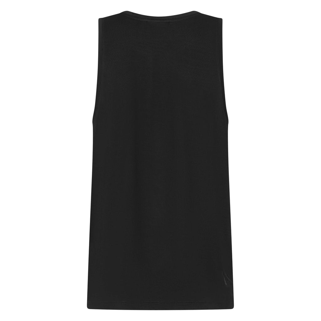 Black Darkside Slim Tank top by Unconditional Active, featuring a fitted design and sleeveless style for athletic or casual wear.