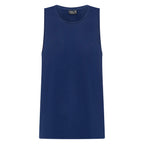 Darkside Slim Tank by Unconditional Active in dark blue, featuring a fitted sleeveless design perfect for active wear.