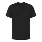 Black Darkside Slim Tee by Unconditional Active, a fitted casual top with short sleeves and a crew neckline.