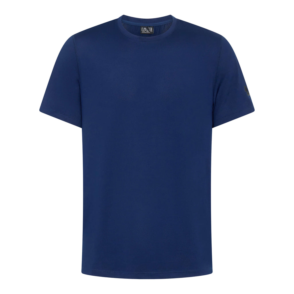 Dark blue Unconditional Active Darkside Slim Tee, a fitted casual top with short sleeves and a crew neckline.
