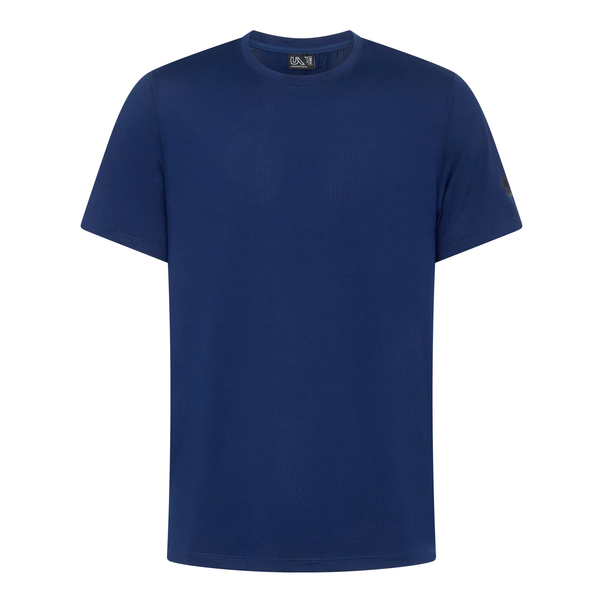Dark blue Unconditional Active Darkside Slim Tee, a fitted casual top with short sleeves and a crew neckline.