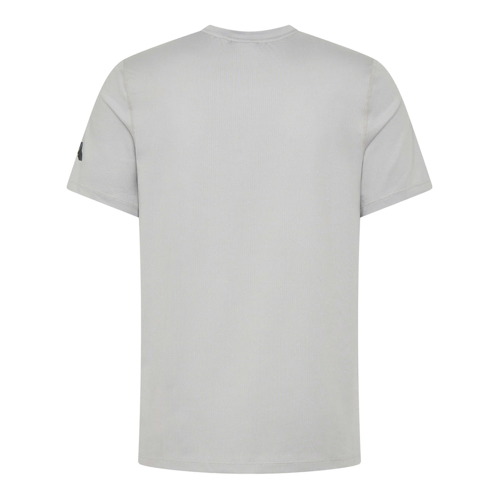 Unconditional Active Darkside Slim Tee in ivory, a stylish casual top with a fitted silhouette and round neckline.