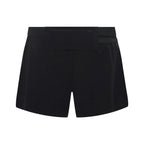Black Invincible Distance Run Shorts by Unconditional Active, lightweight athletic shorts designed for running and active wear.