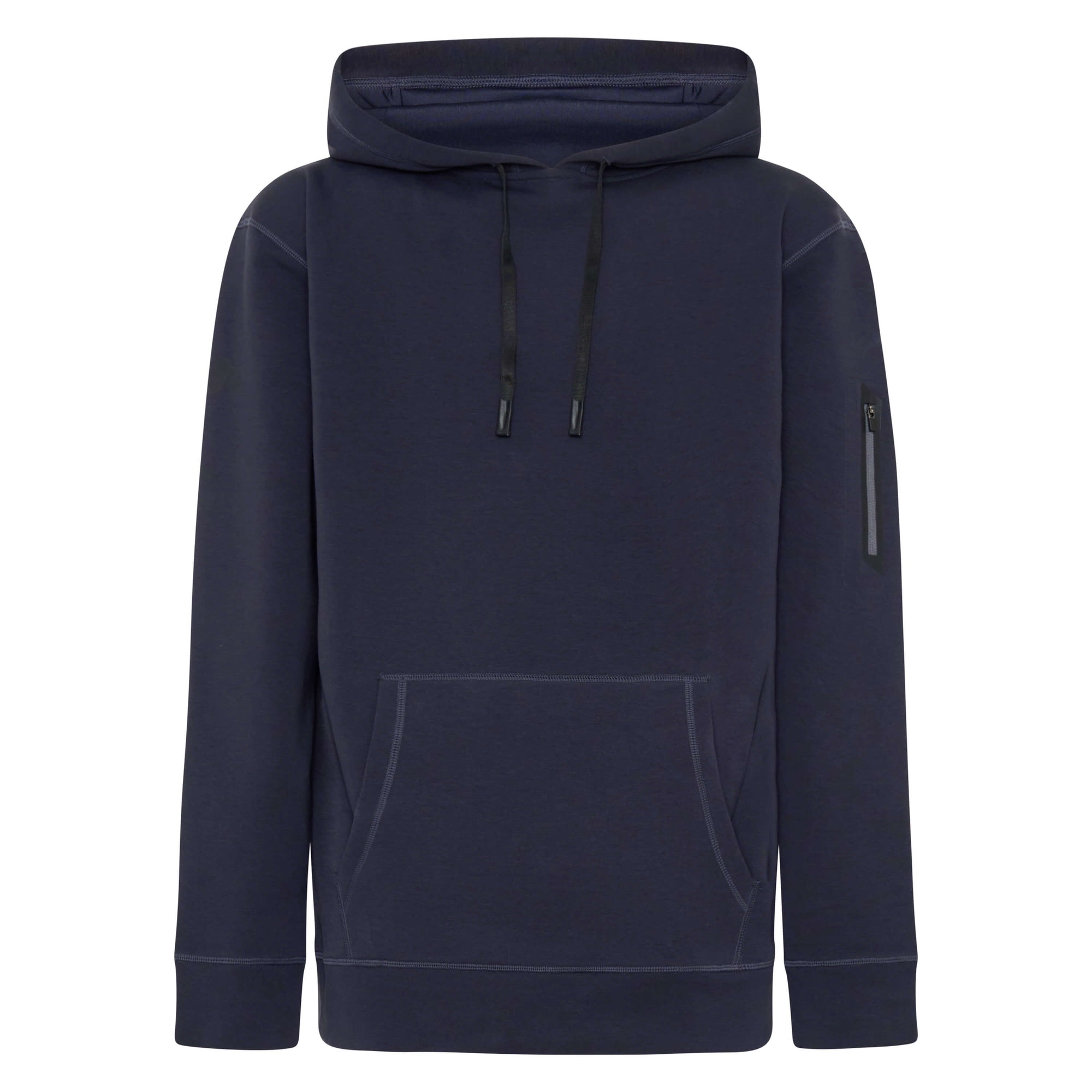 Unconditional Active Onslaught Everywhere Hoodie in dark charcoal, casual tops with a relaxed fit and hooded design.