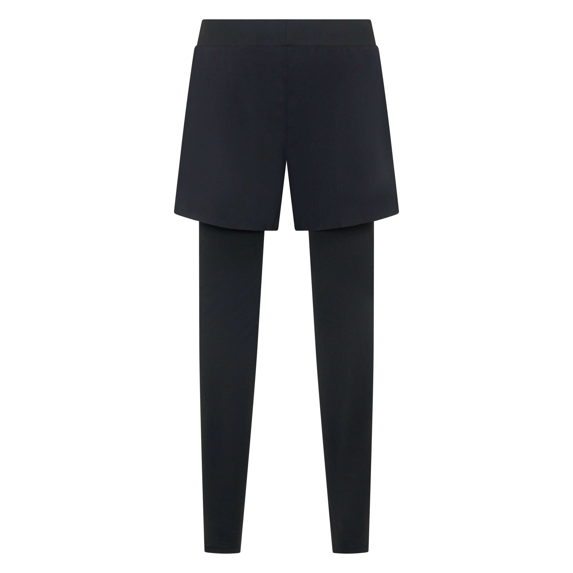 Unconditional Active Peacemaker 5-inch shorts paired with matching leggings, featuring vibrant colors and athletic design.