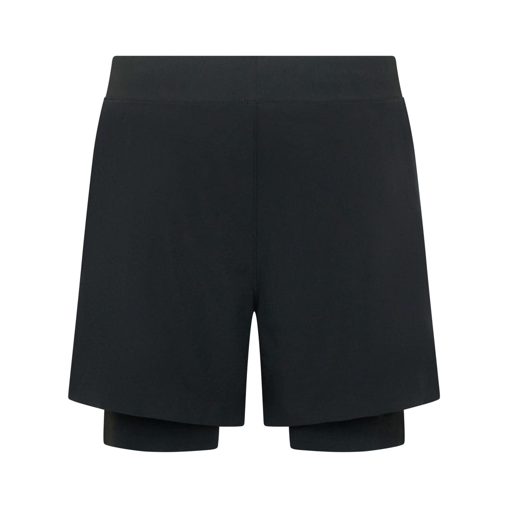 Black Peacemaker 7-inch shorts by Unconditional Active, showing the lightweight, comfortable athletic shorts design.
