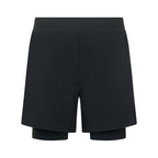 Black Peacemaker 7-inch shorts by Unconditional Active, showing the lightweight, comfortable athletic shorts design.