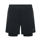 Black Peacemaker 7-inch shorts by Unconditional Active, featuring a comfortable fit and casual style for active wear.