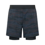 Unconditional Active Peacemaker 7-inch camouflage shorts with adjustable waistband and logo details on the front.