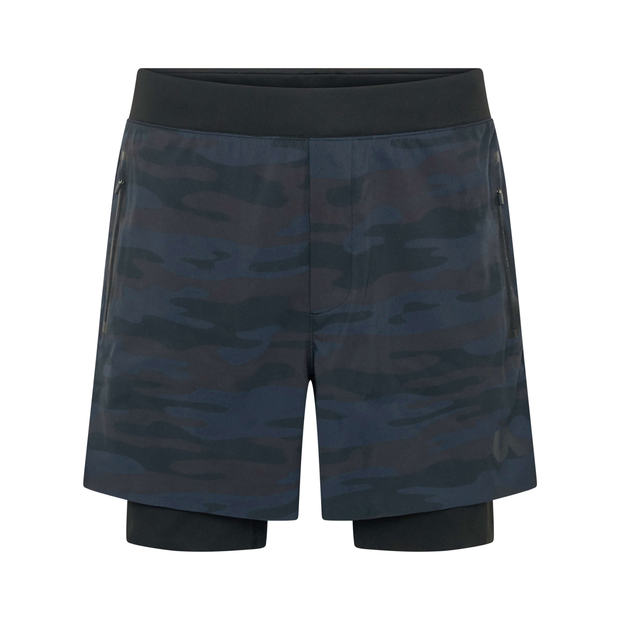 Unconditional Active Peacemaker 7-inch camouflage shorts with adjustable waistband and relaxed fit for casual wear.