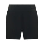 Black Taskmaster 5-inch session shorts by Unconditional Active, featuring a comfortable fit and athletic design for active wear.