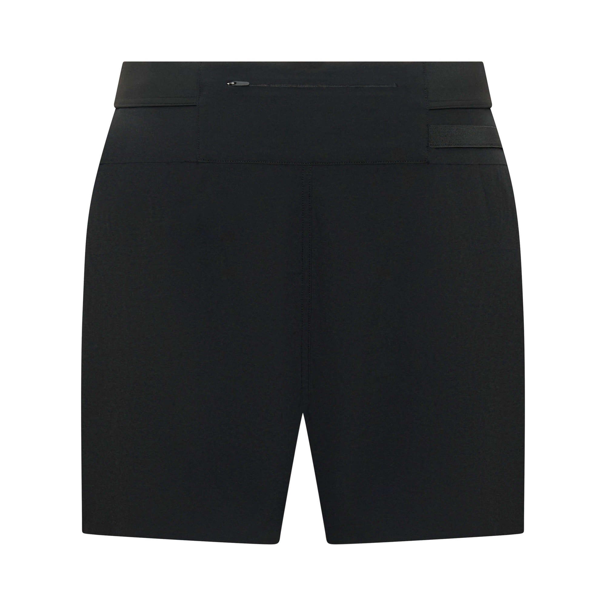 Black Taskmaster 5-inch session shorts by Unconditional Active, featuring a comfortable fit and athletic design for active wear.