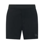 Black Taskmaster 5-inch session shorts by Unconditional Active, featuring a comfortable fit and athletic design for workouts.