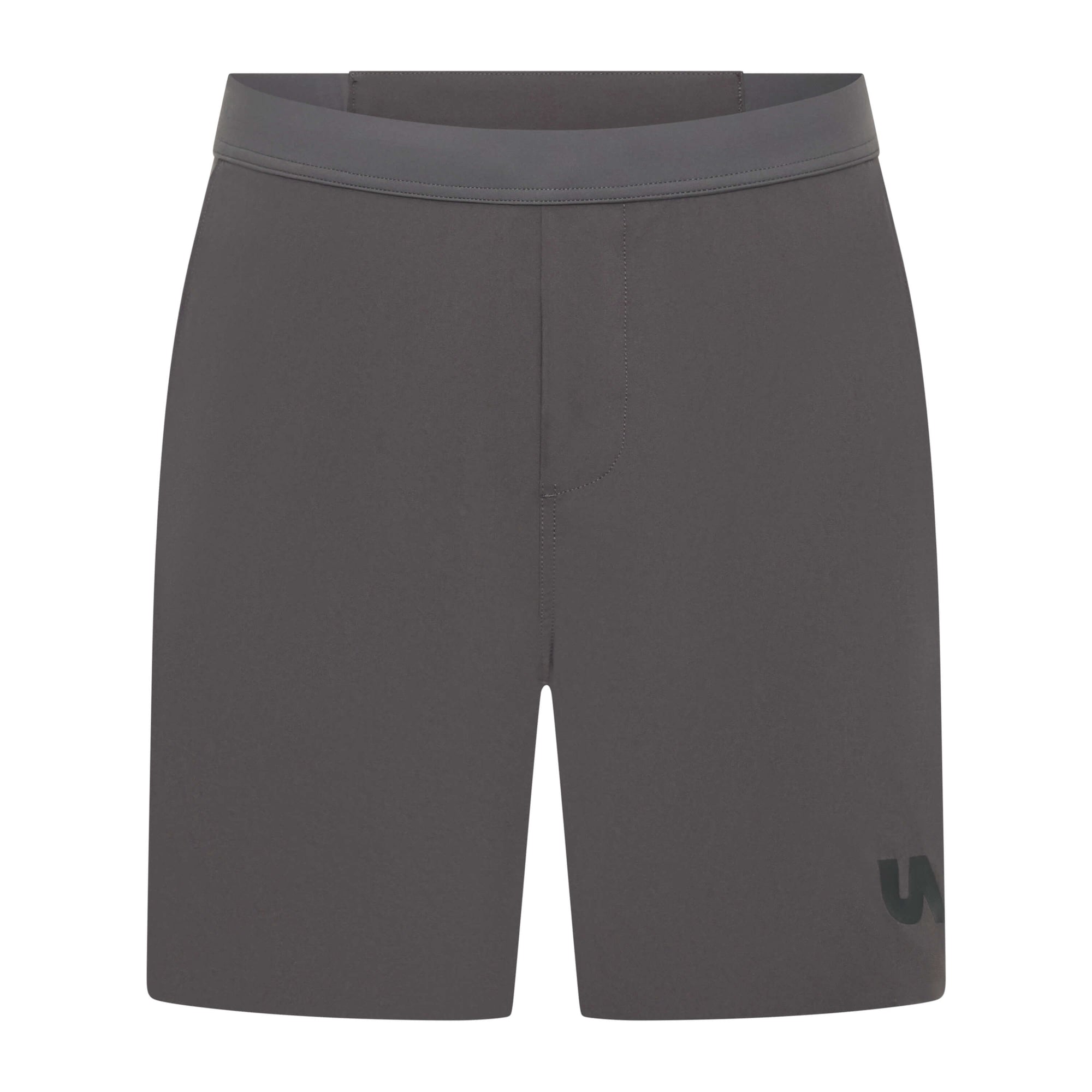 Unconditional Active Taskmaster 7-inch dark charcoal session shorts for athletic and casual wear, featuring a comfortable fit.