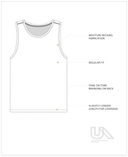 Unconditional Active Darkside Slim Tank top, black sleeveless athletic top with fitted design and moisture-wicking fabric.