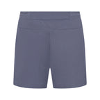 Dark charcoal Unconditional Active Wildcat 5-inch mesh shorts with breathable athletic design and lightweight fabric.
