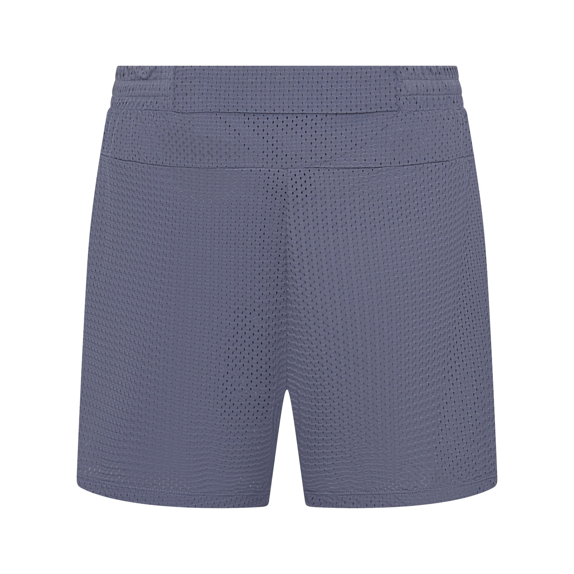 Dark charcoal Unconditional Active Wildcat 5-inch mesh shorts with breathable athletic design and lightweight fabric.