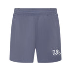 Unconditional Active Wildcat 5-inch mesh shorts in dark charcoal, lightweight athletic shorts with breathable mesh fabric.