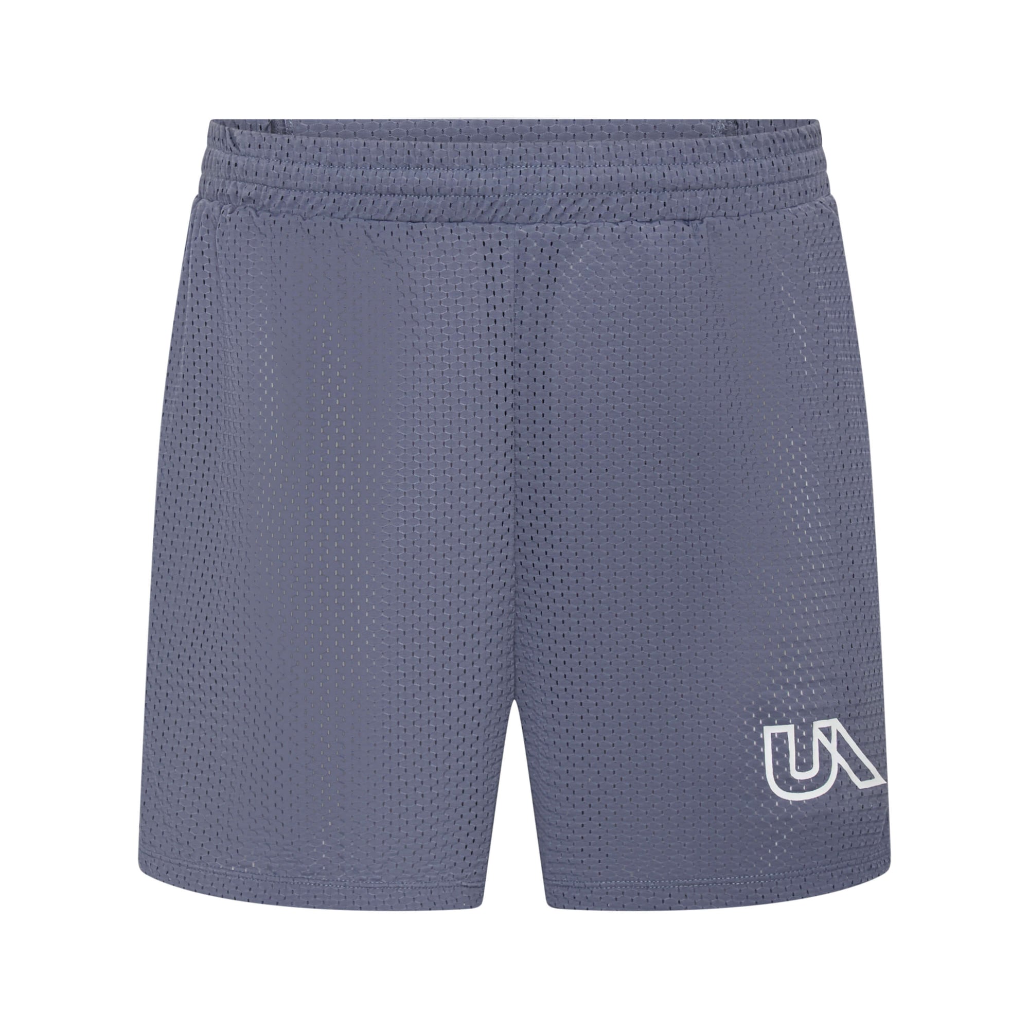 Unconditional Active Wildcat 5-inch mesh shorts in dark charcoal, lightweight athletic shorts with breathable mesh fabric.
