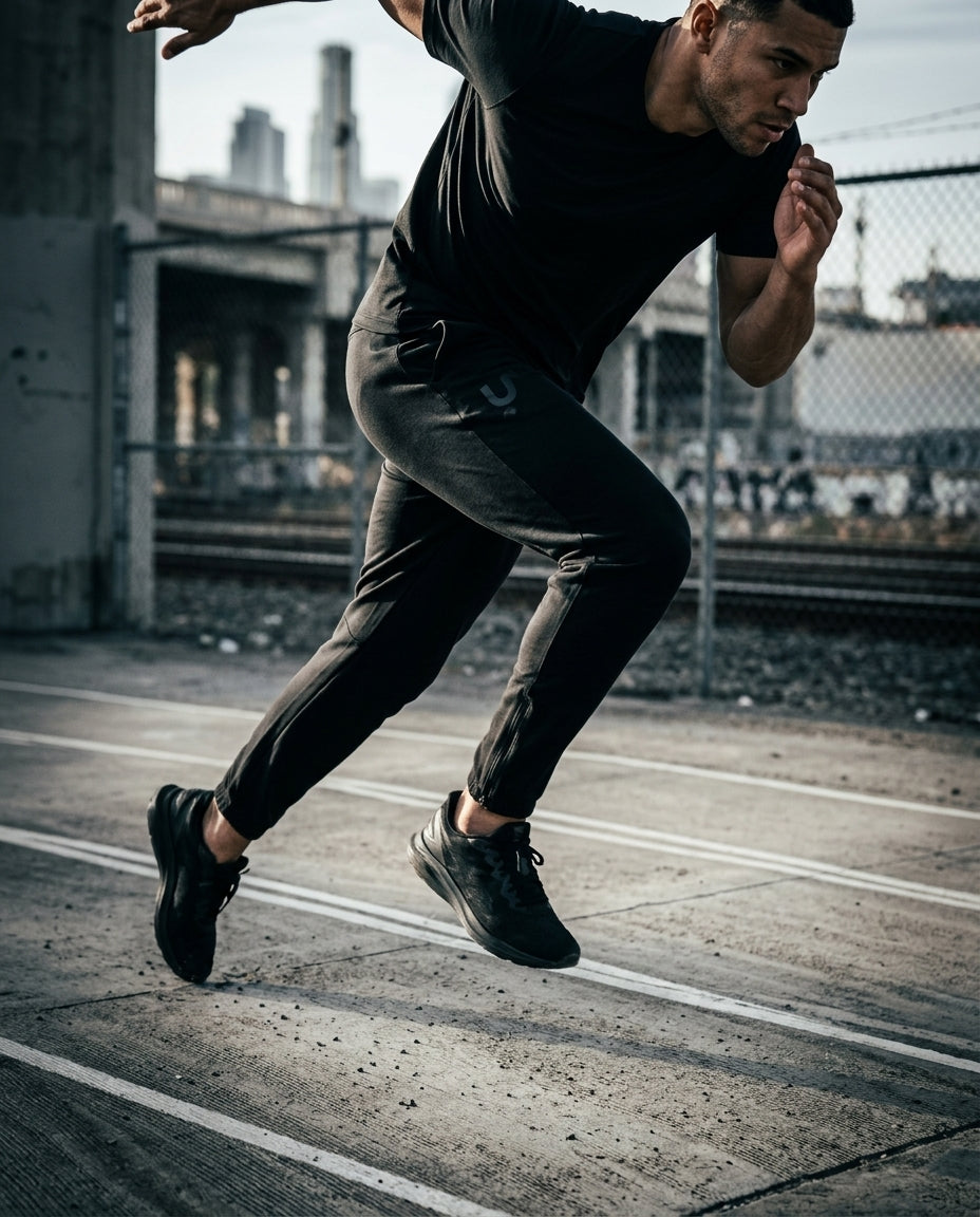 Track Pants — Lifestyle - Athletic Action | Generated by Modelize