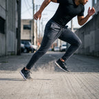 Performance track pants — Lifestyle - Athletic Action | Generated by Modelize