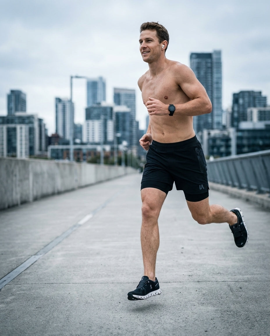 2-in-1 athletic shorts — Lifestyle - Athletic Action | Generated by Modelize