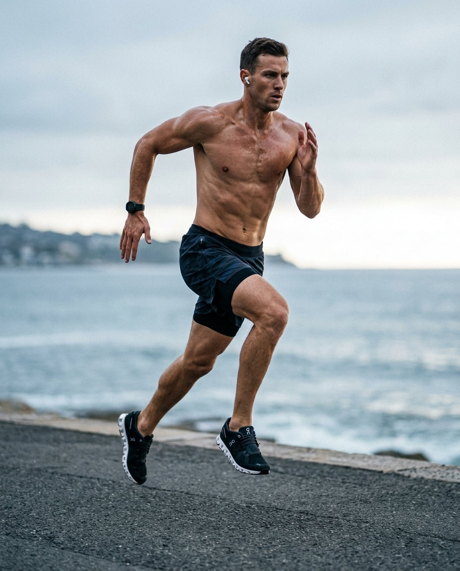 2-in-1 athletic shorts — Lifestyle - Athletic Action | Generated by Modelize
