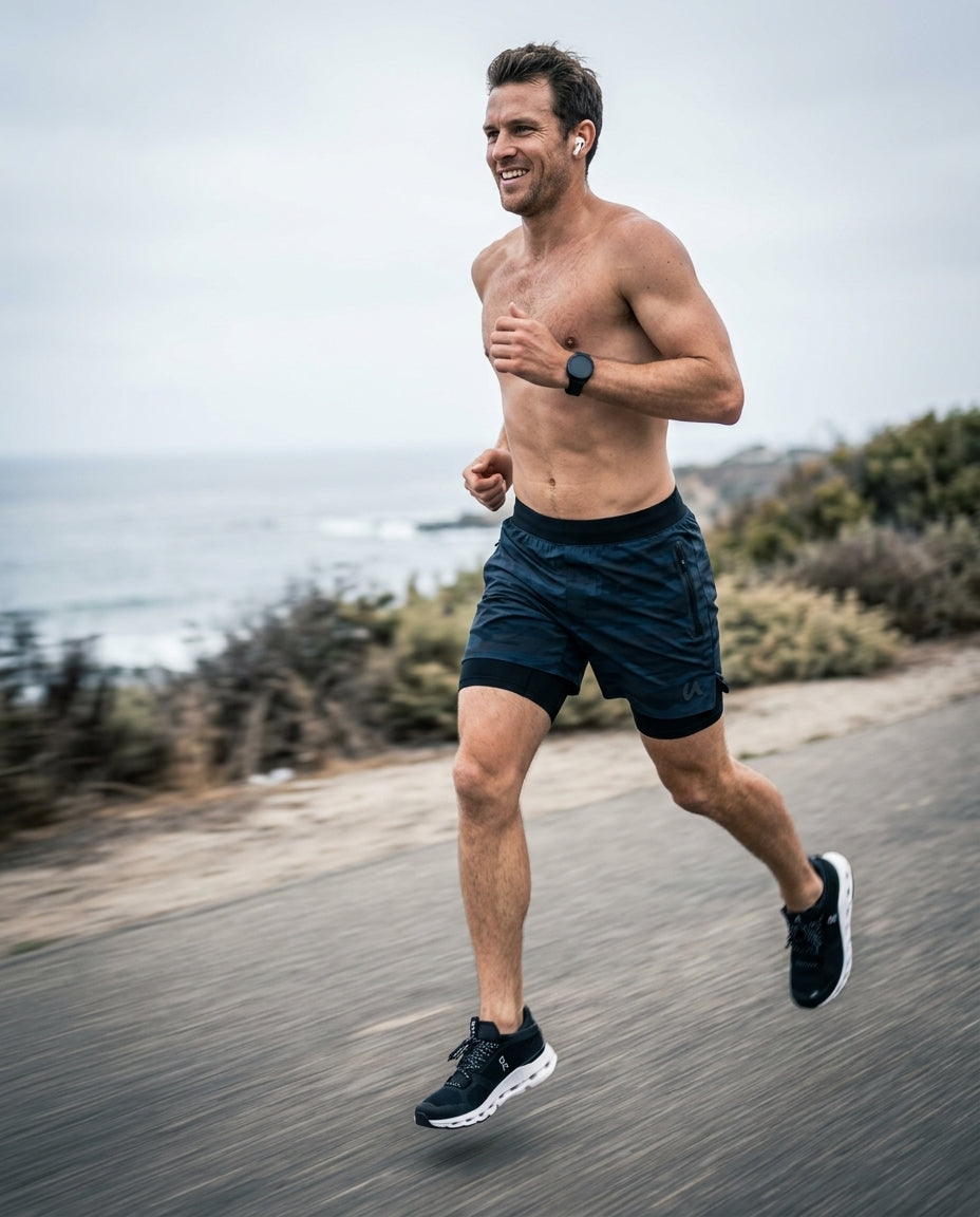 2-in-1 athletic shorts — Lifestyle - Athletic Action | Generated by Modelize