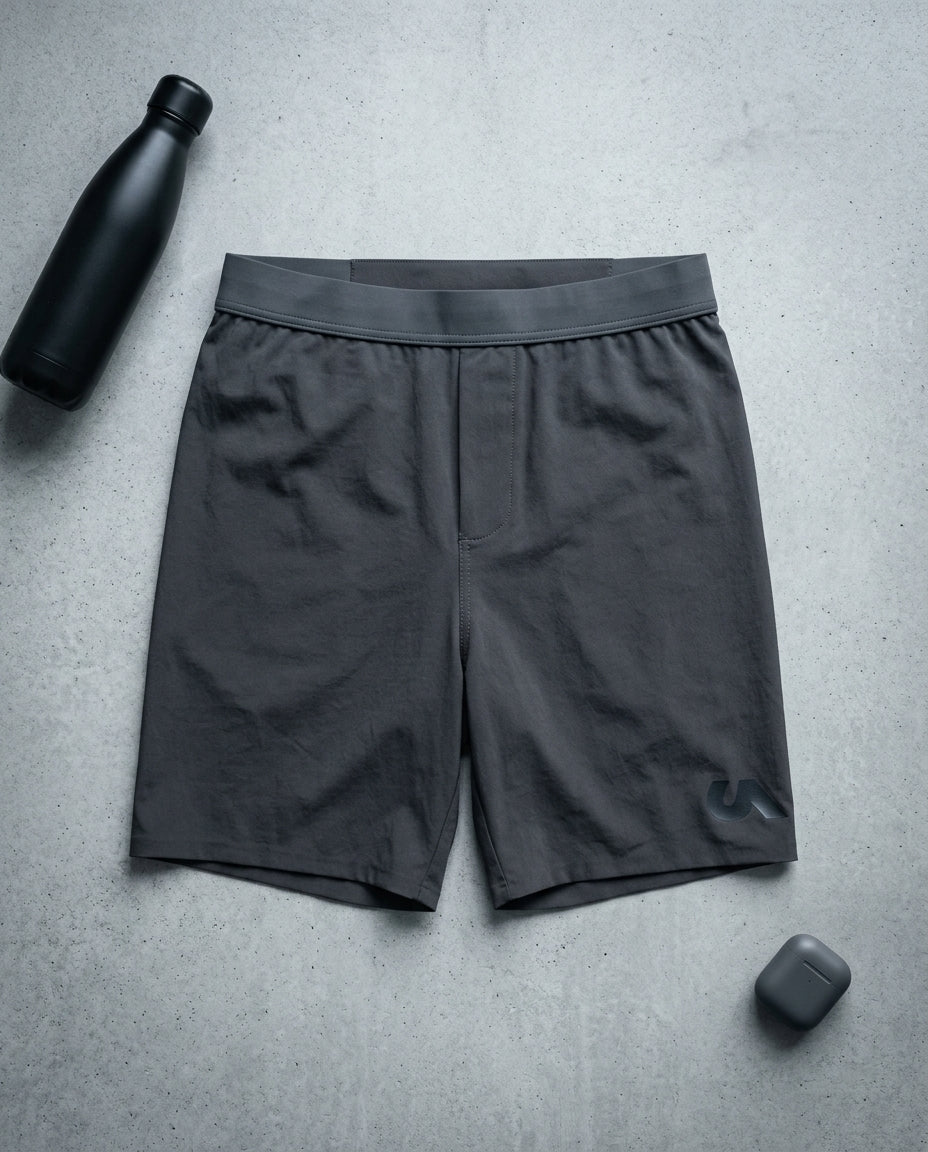 Athletic shorts — Flat Lay - Styled | Generated by Modelize